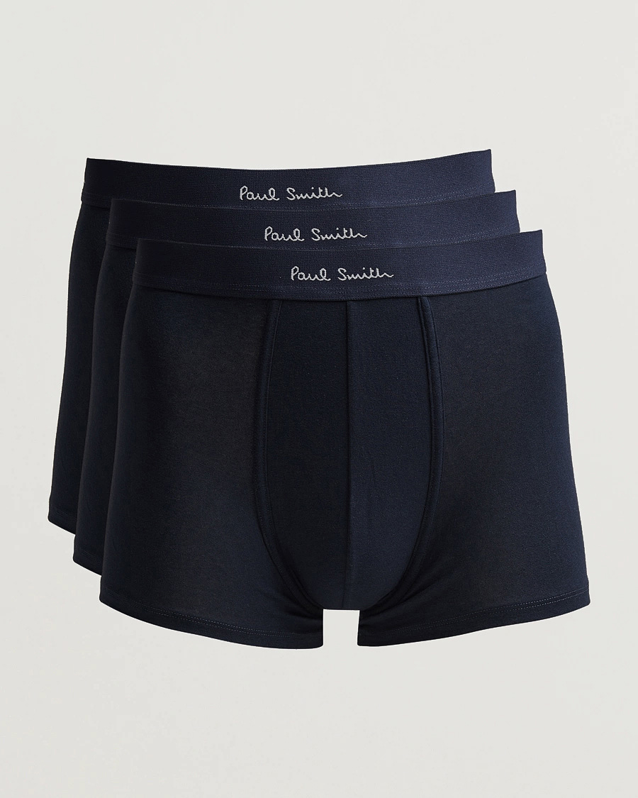 Homme | Sous-Vêtements Et Chaussettes | Paul Smith | 3-Pack Trunk Navy