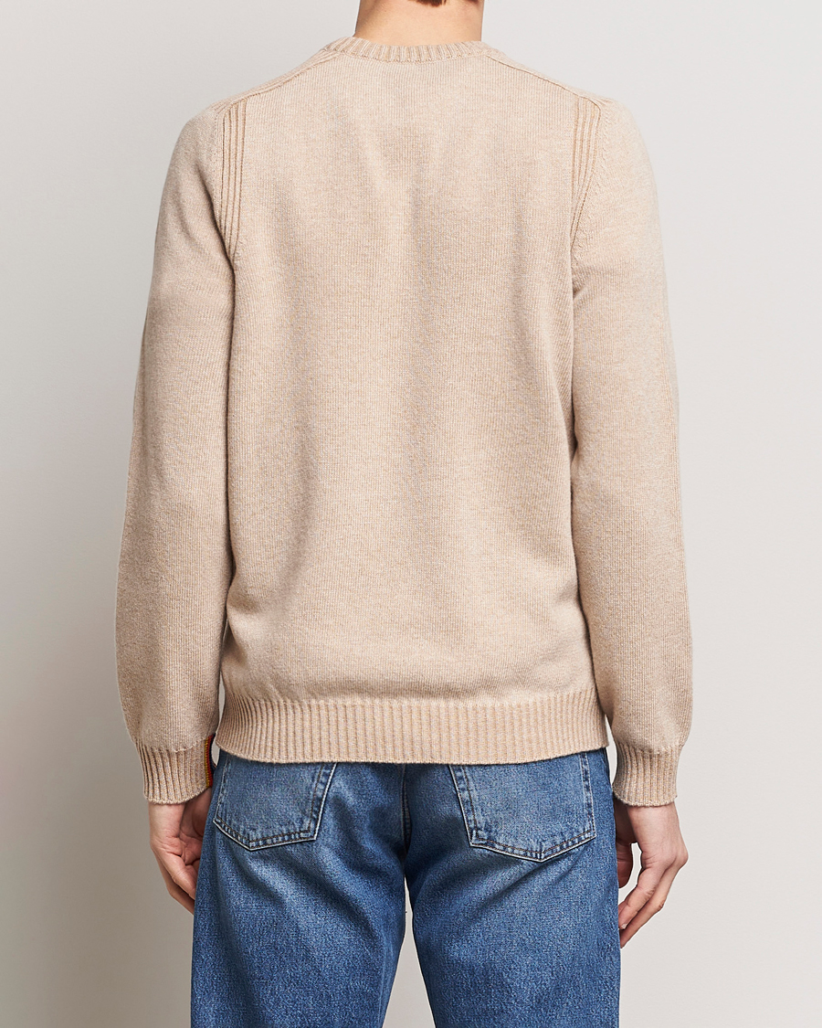 Heren | Truien | Paul Smith | Lambswool Crew Neck Sweater Beige Melange