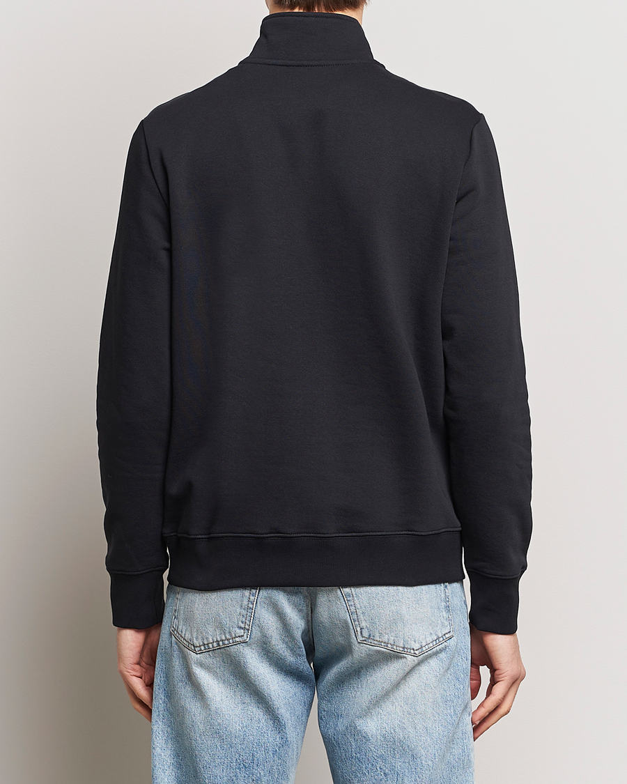 Heren | Truien | PS Paul Smith | Zebra Organic Cotton Sweat Half Zip Black