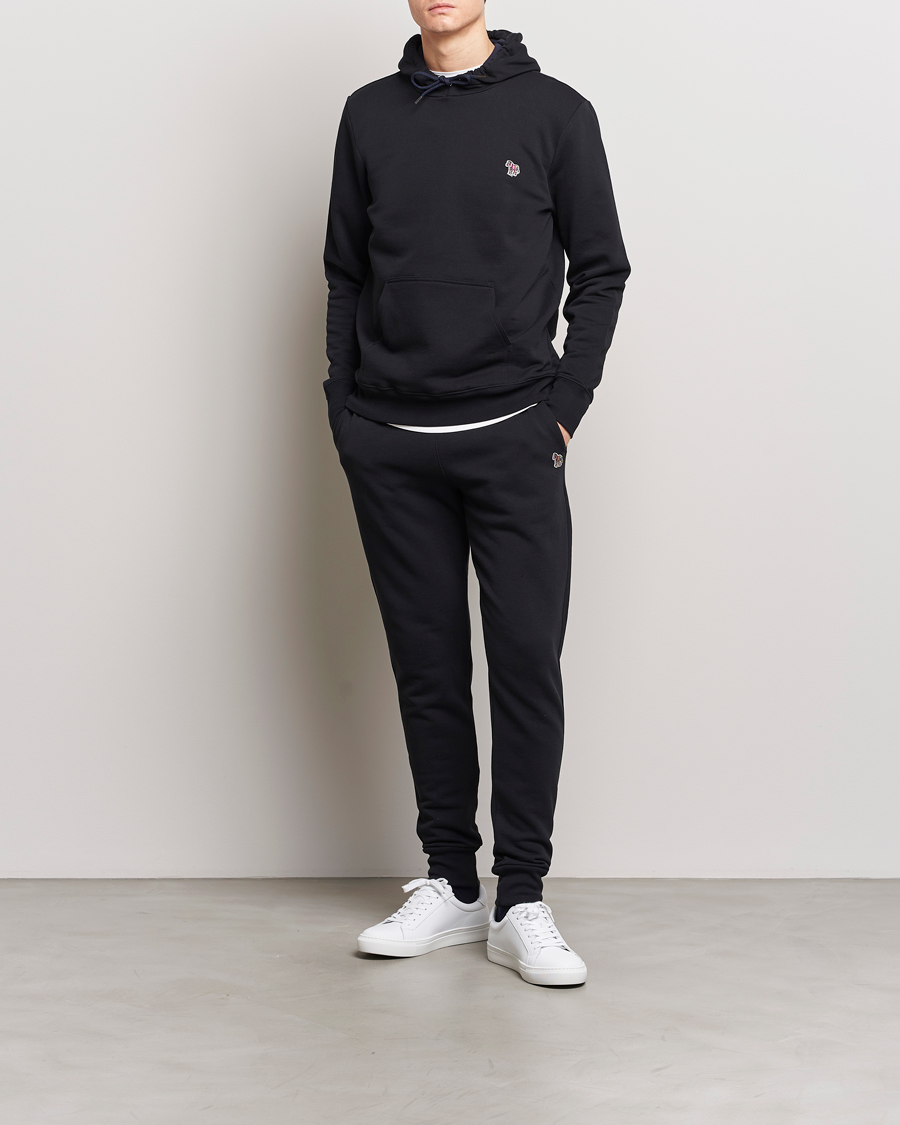 Heren | Truien | PS Paul Smith | Zebra Organic Cotton Hoodie Black