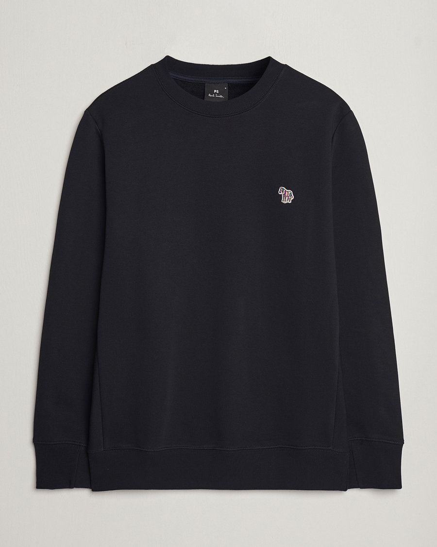 Homme | Pulls Et Tricots | PS Paul Smith | Zebra Organic Cotton Sweatshirt Black