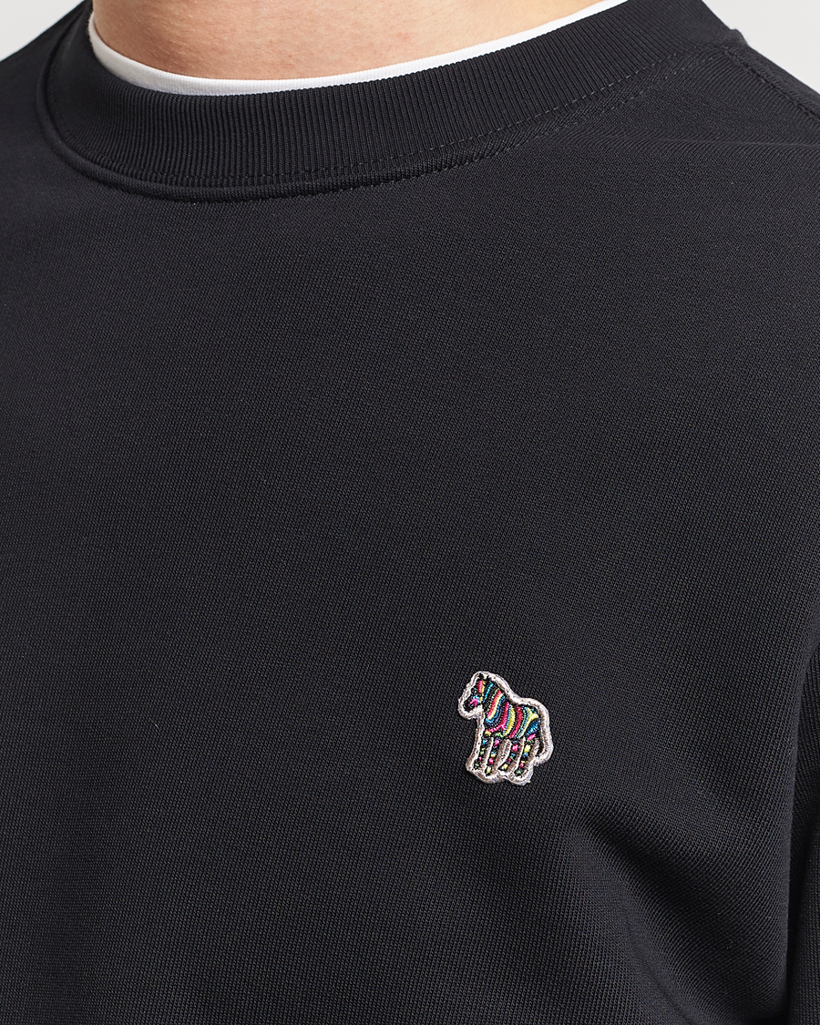 Homme | Pulls Et Tricots | PS Paul Smith | Zebra Organic Cotton Sweatshirt Black