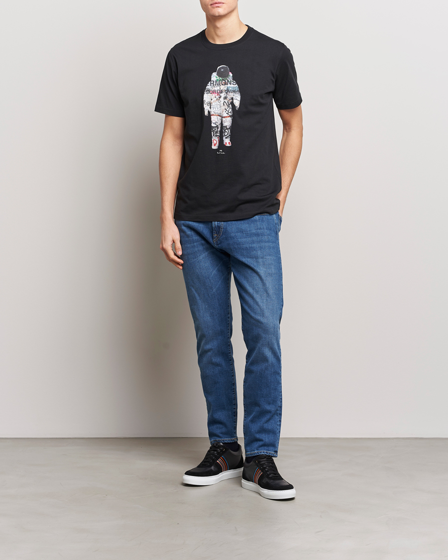 Homme | T-shirts | PS Paul Smith | Astronaut Crew Neck T-Shirt Black
