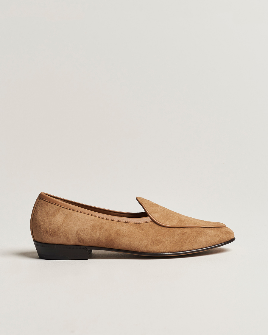 Homme | Baudoin & Lange Sagan Classic Loafers Sahara Suede | Baudoin & Lange | Sagan Classic Loafers Sahara Suede