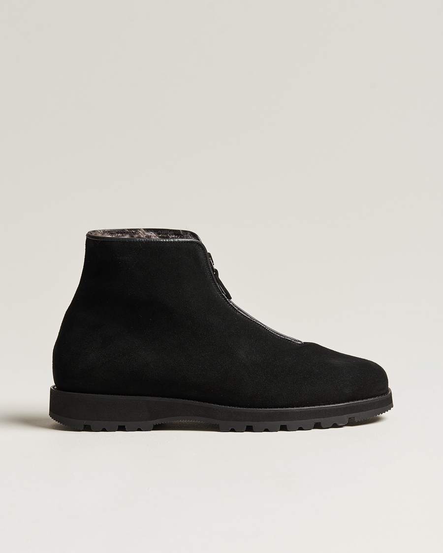 Heren | Laarzen | Myrqvist | Funäs Boot Black Suede