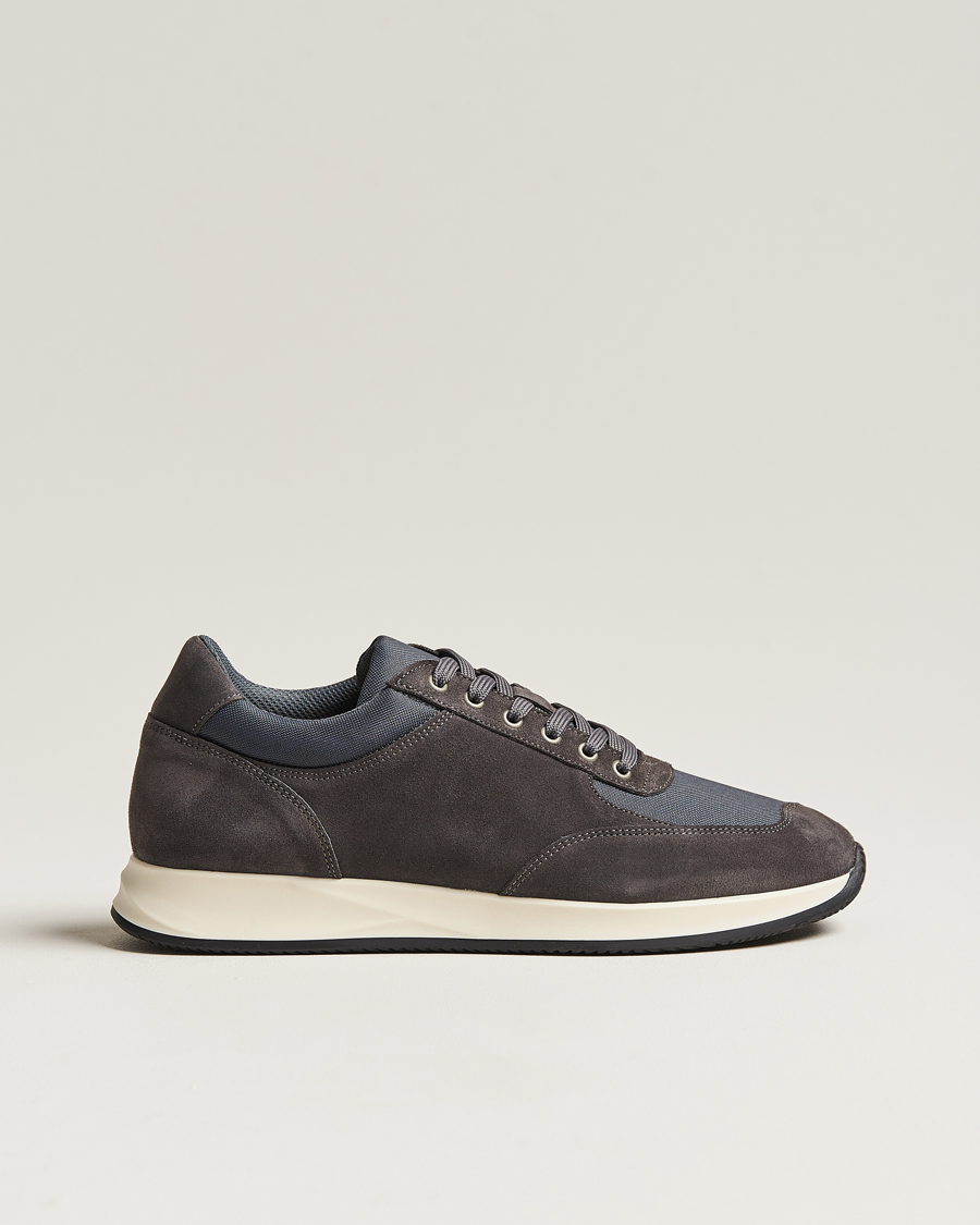 Heren | Sneakers | Myrqvist | Stensund Running Sneaker Dark Grey Suede
