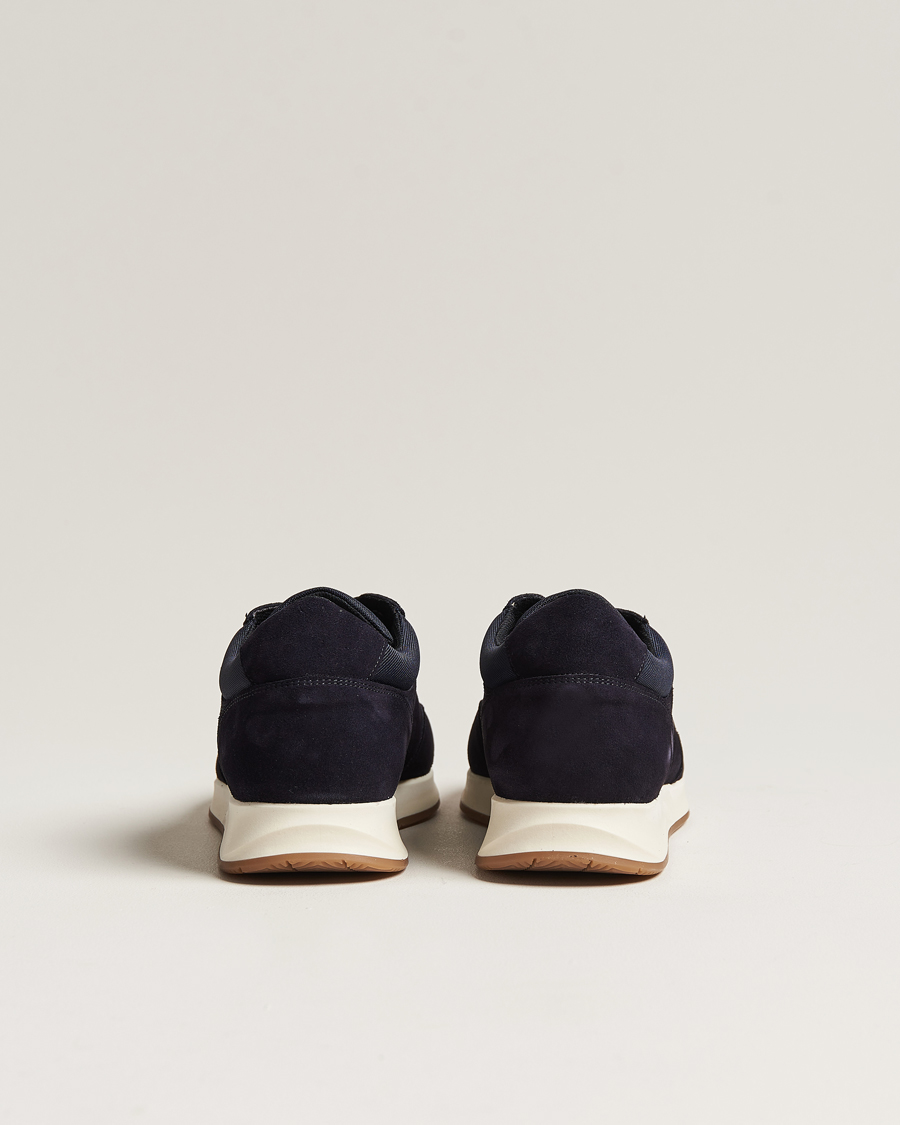 Heren | Sneakers | Myrqvist | Stensund Running Sneaker Navy Suede