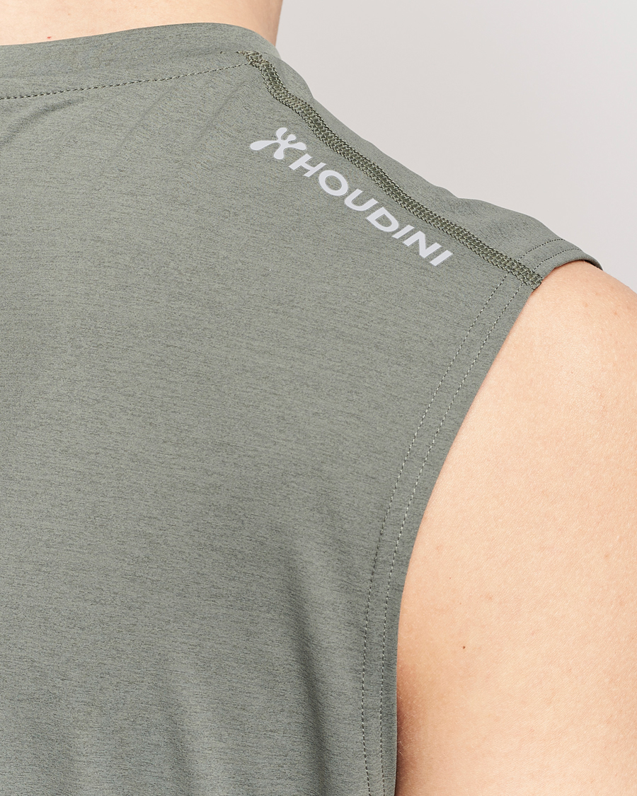 Homme | T-shirts | Houdini | Pace Air Tank Geyser Grey