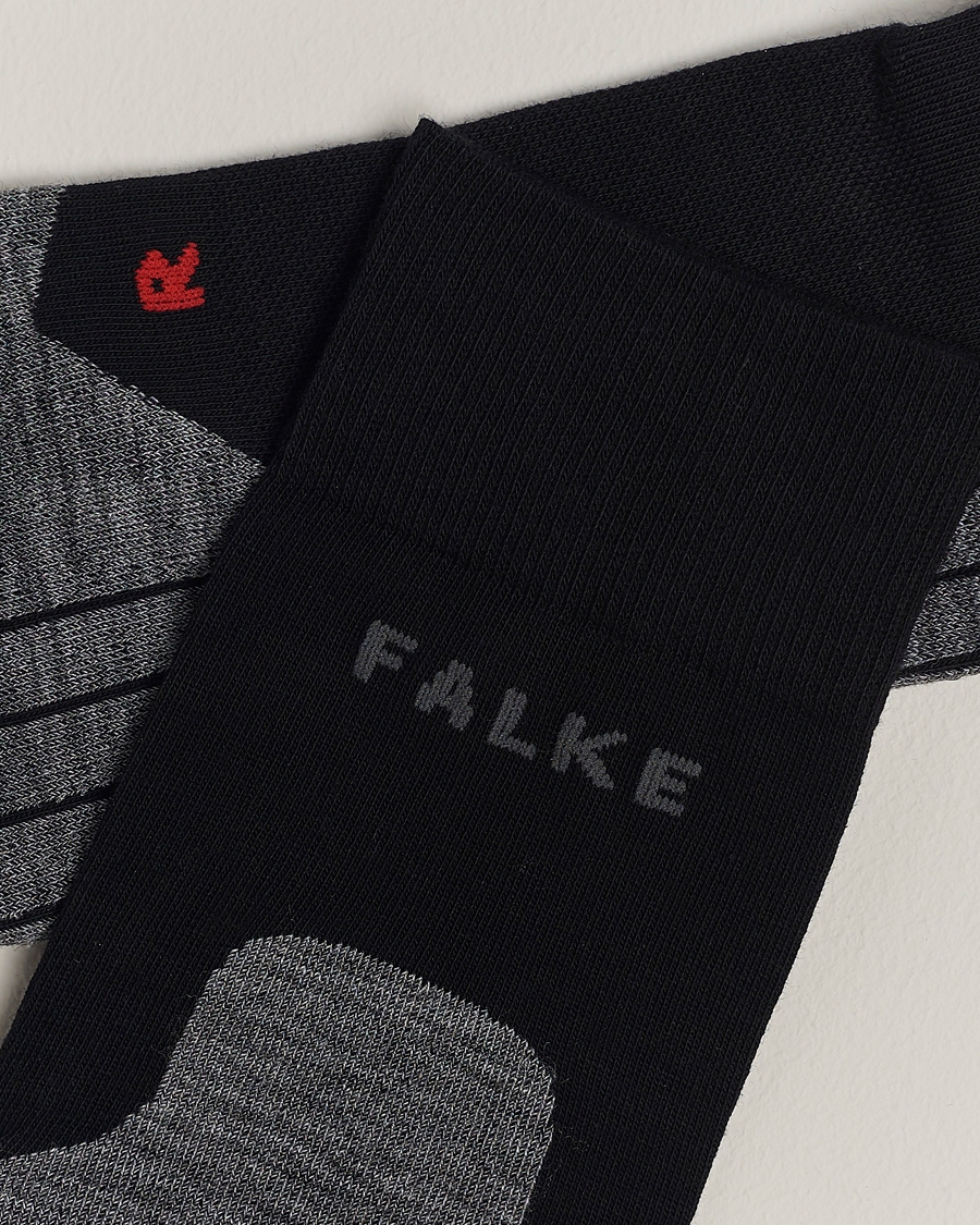 Heren | Ondergoed | Falke | RU4 Endurance Running Socks Black Mix