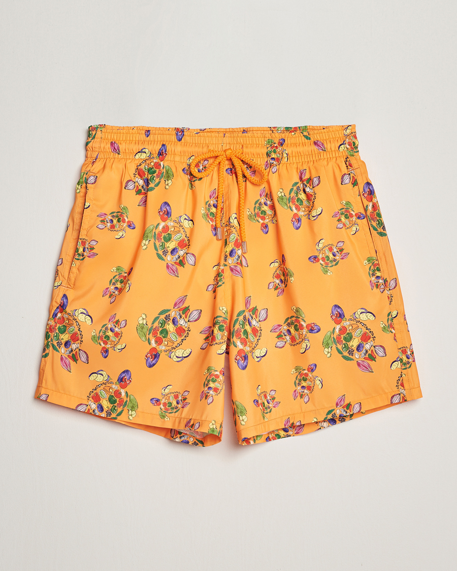 Homme | Maillots De Bain | Vilebrequin | Mahina Rataturtles Swim Shorts Carotte