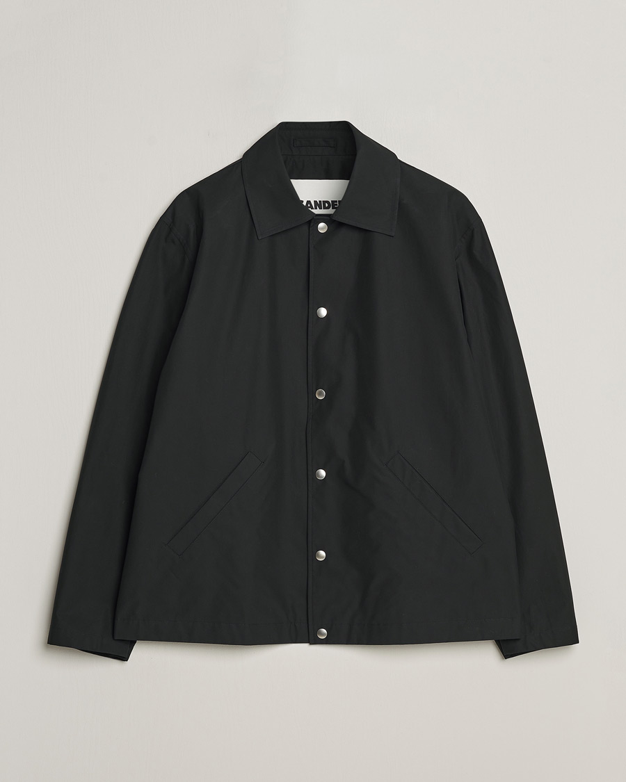 Heren | Jassen | Jil Sander | Back Printed Coach Jacket Black