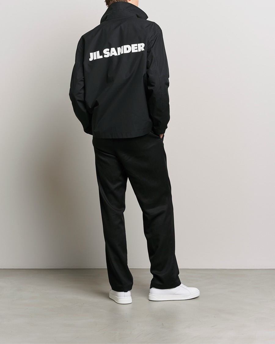 Heren | Jassen | Jil Sander | Back Printed Coach Jacket Black