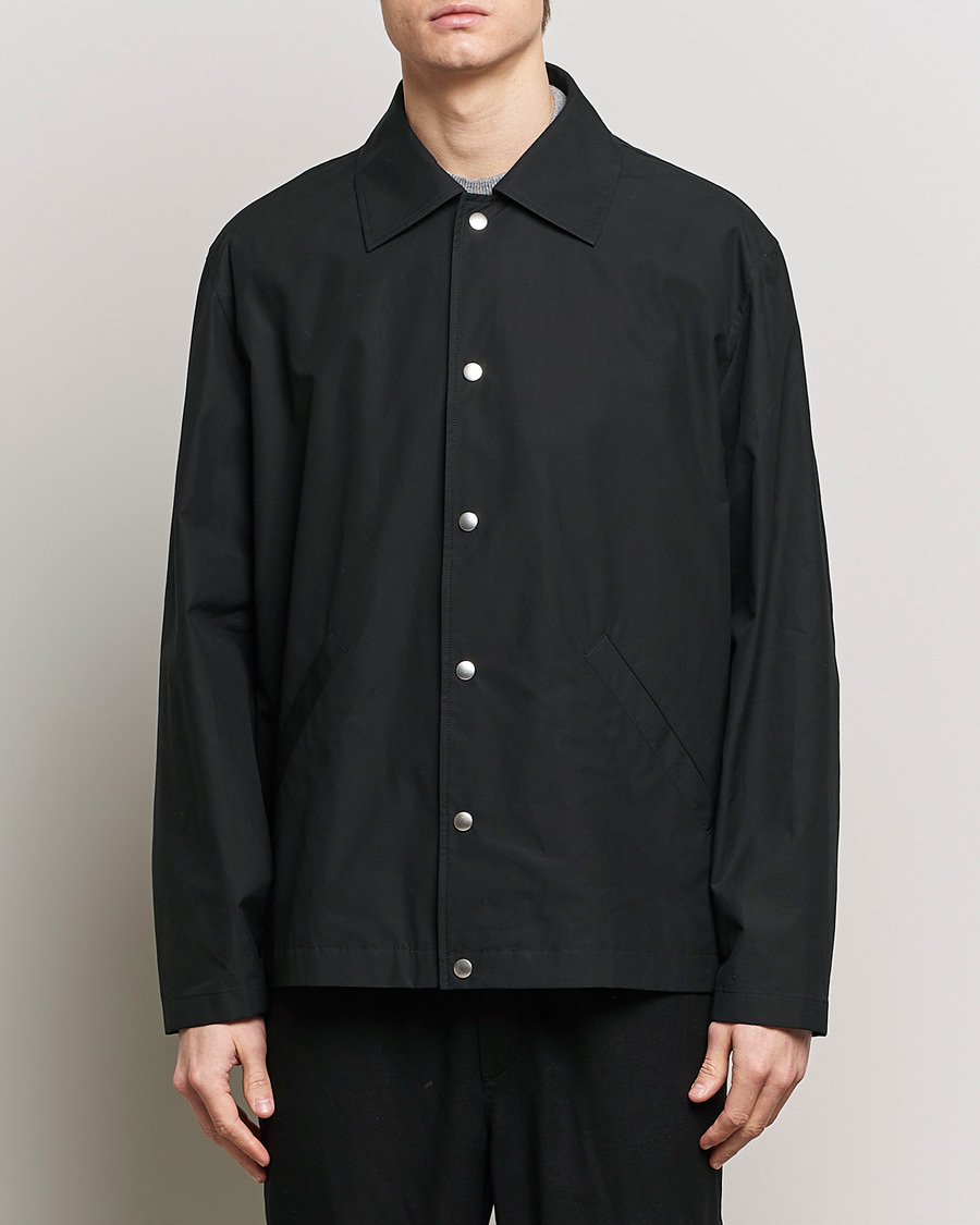 Heren | Jassen | Jil Sander | Back Printed Coach Jacket Black