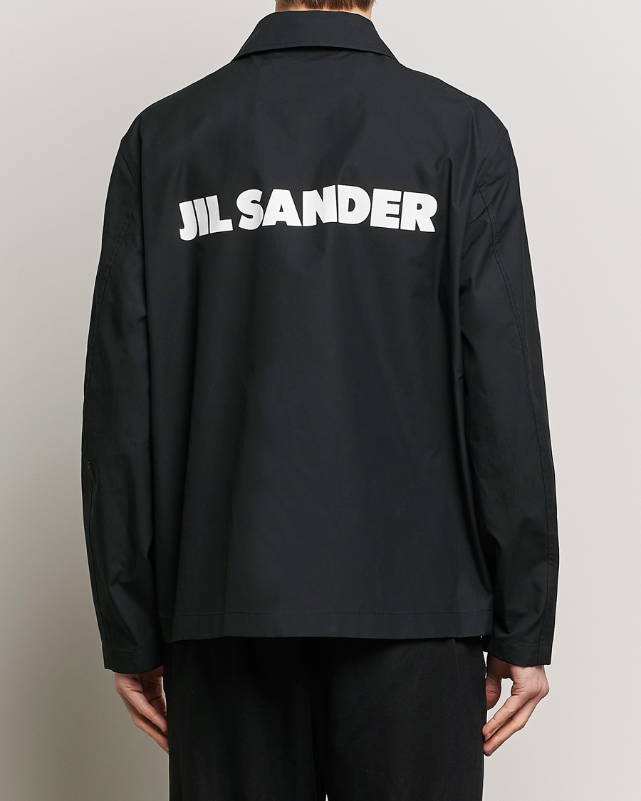 Heren | Jassen | Jil Sander | Back Printed Coach Jacket Black