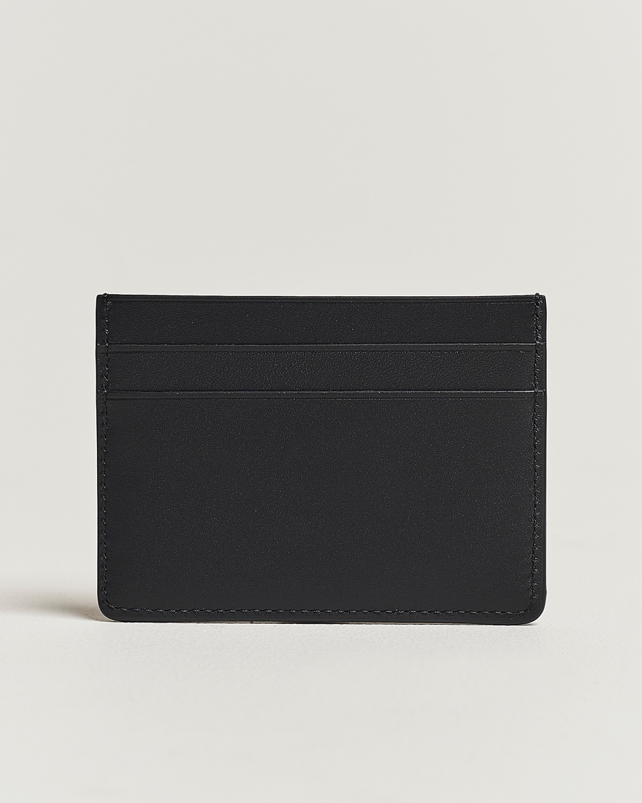Heren | Jil Sander Soft Calf Leather Card Holder Black | Jil Sander | Soft Calf Leather Card Holder Black