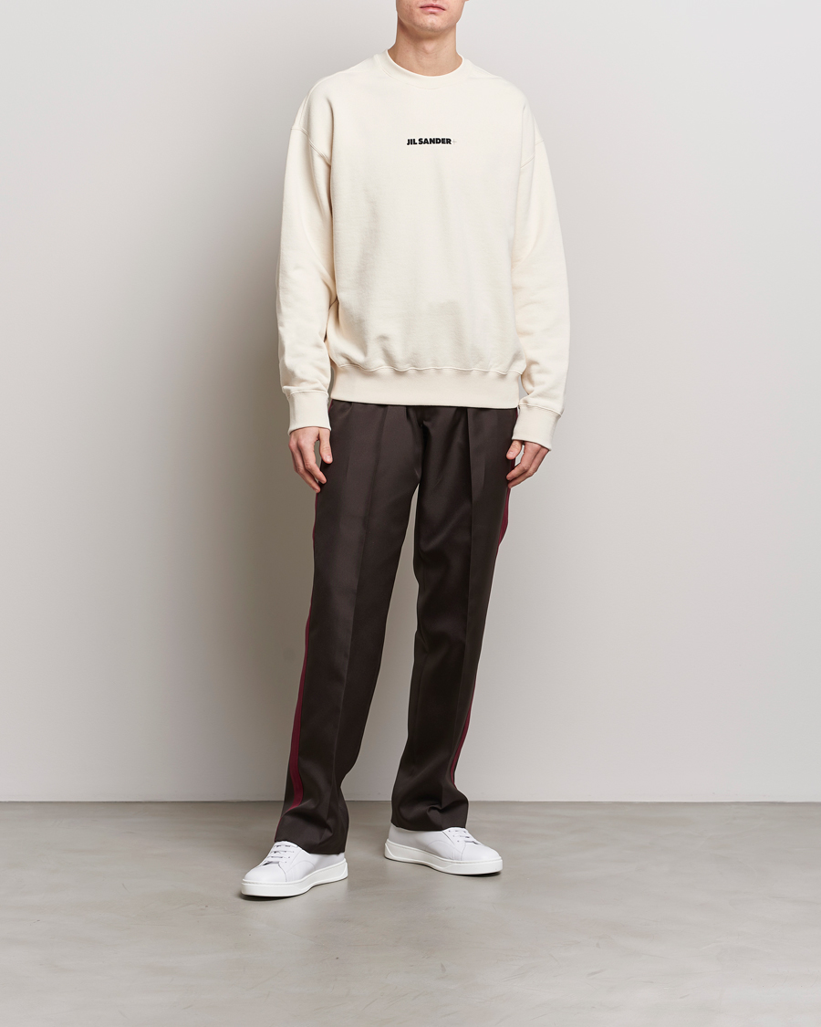 Homme | Pulls Et Tricots | Jil Sander | Small Logo Sweatshirt Dune