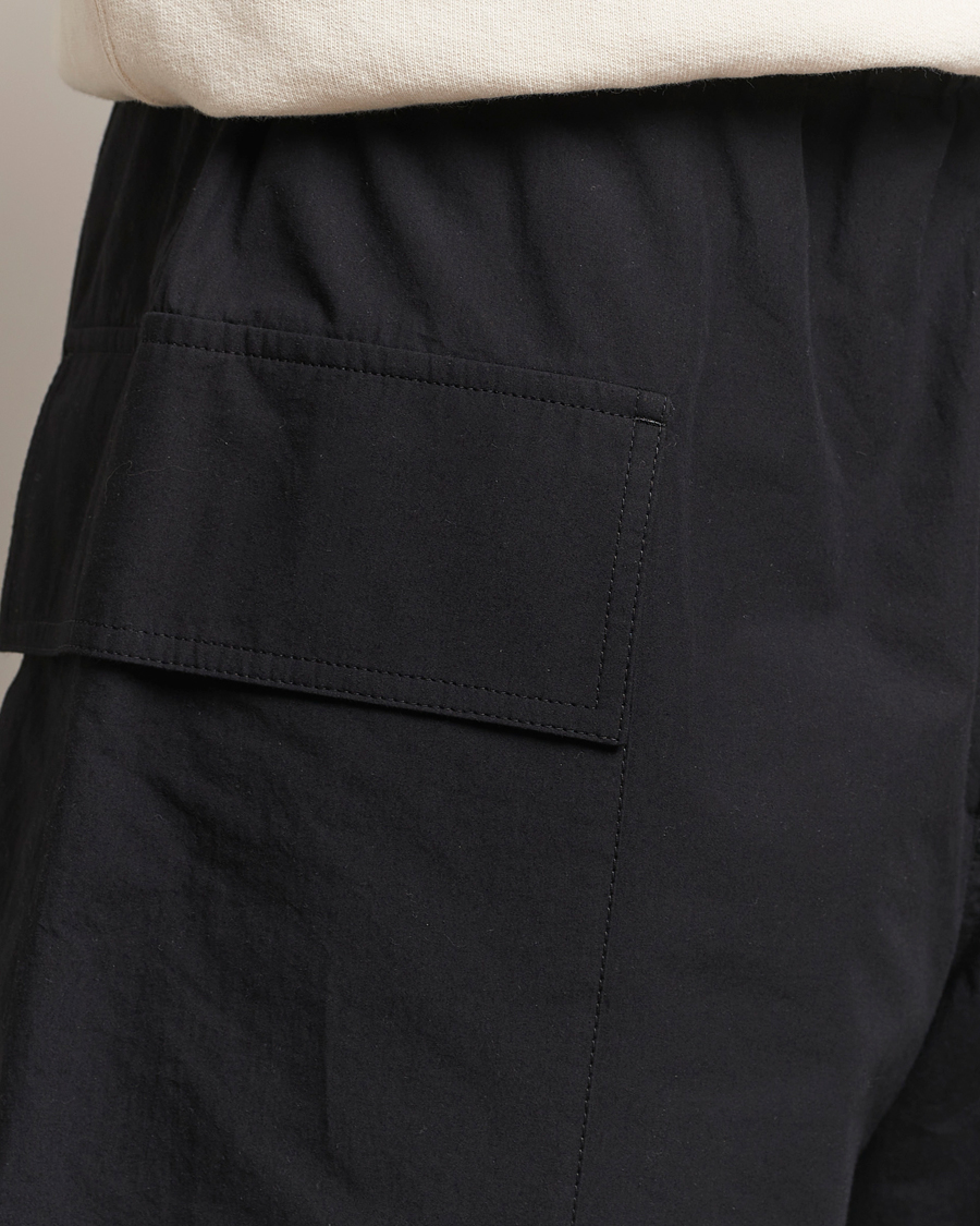 Homme | Shorts | Jil Sander | Relaxed Fit Drawstring Shorts Black
