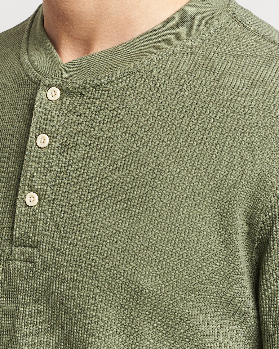Homme | Pulls Et Tricots | Levi's | Thermal Henley Bluish Olive