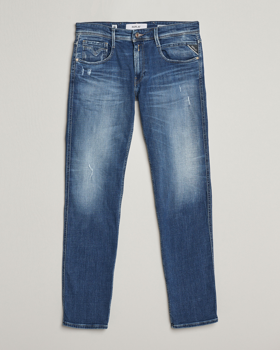 Homme | Jeans | Replay | Anbass 5 Year Stretch Jeans Medium Blue