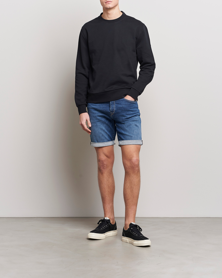 Homme | Shorts | Replay | RBJ981 Hyperflex Denim Shorts Dark Blue