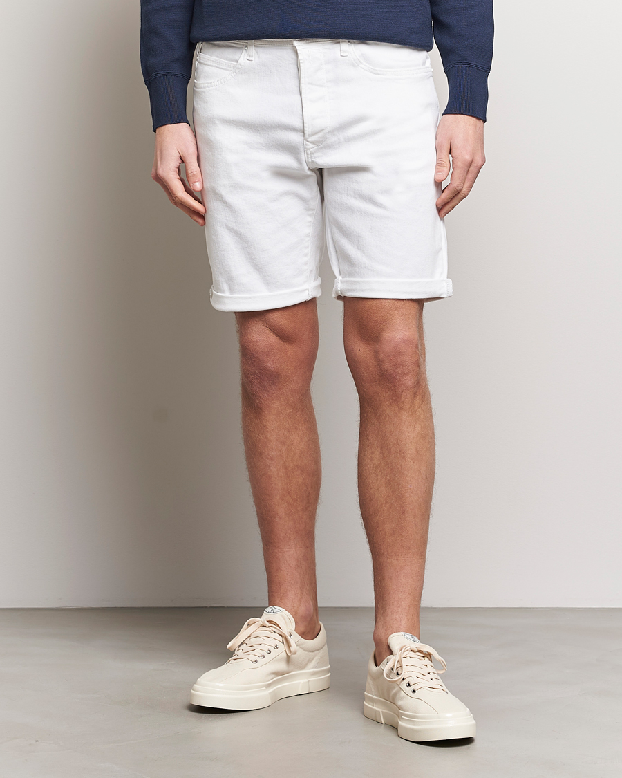 Homme | Shorts | Replay | RBJ981 Super Stretch Denim Shorts White