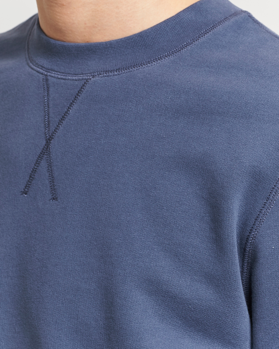 Homme | Pulls Et Tricots | Sunspel | Loopback Sweatshirt Slate Blue