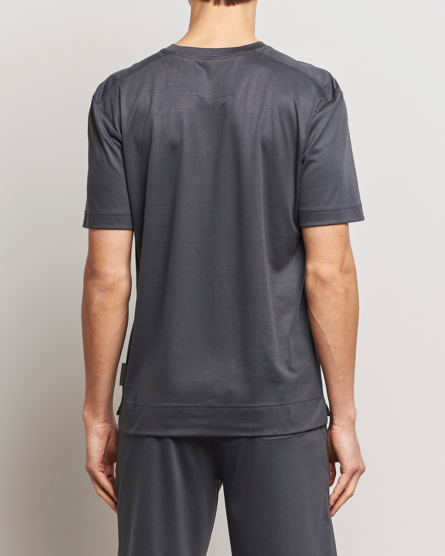 Heren | Zimmerli of Switzerland Cotton/Modal Crew Neck Loungwear T-Shirt Phantom | Zimmerli of Switzerland | Cotton/Modal Crew Neck Loungwear T-Shirt Phantom