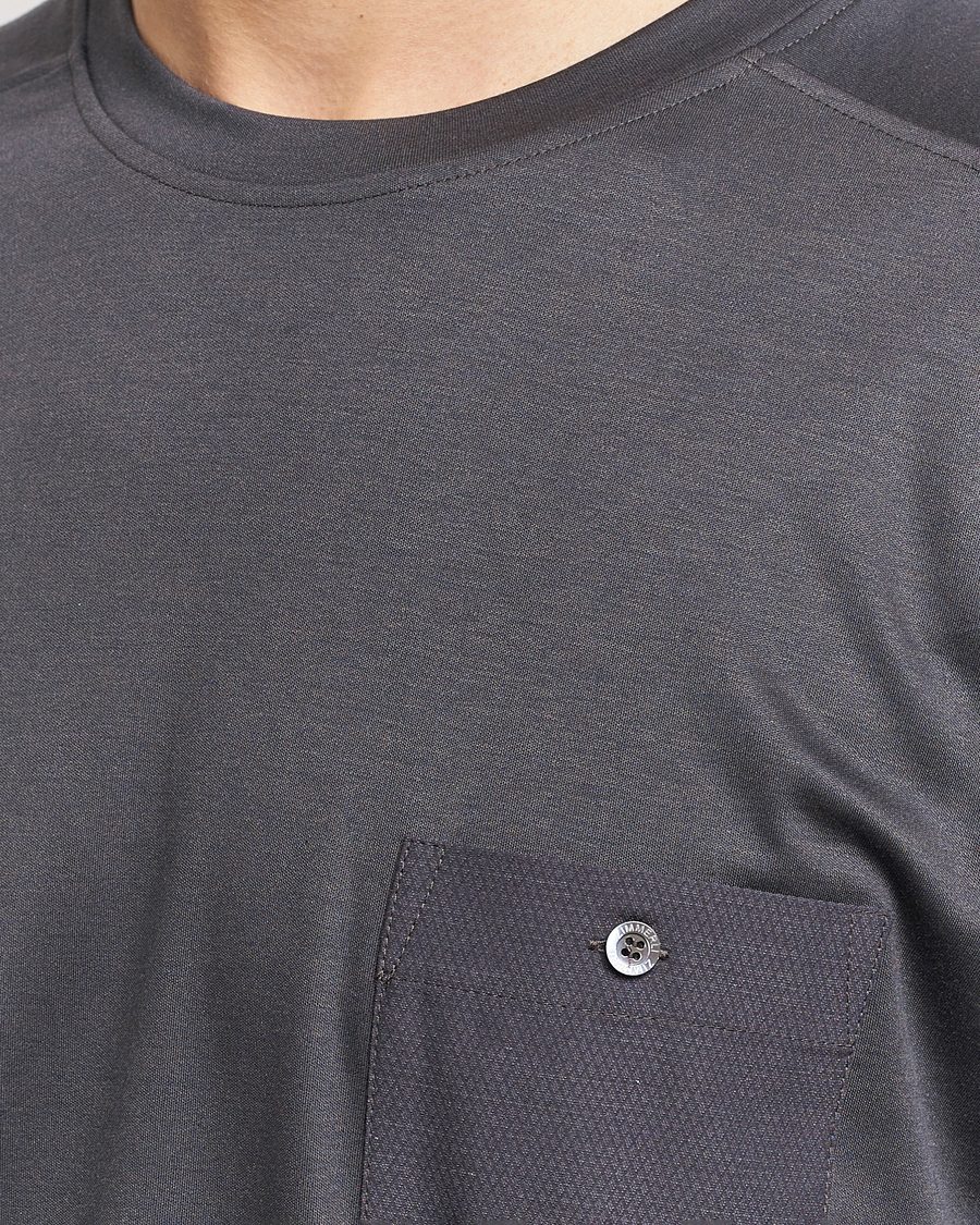 Heren | Zimmerli of Switzerland Cotton/Modal Crew Neck Loungwear T-Shirt Phantom | Zimmerli of Switzerland | Cotton/Modal Crew Neck Loungwear T-Shirt Phantom