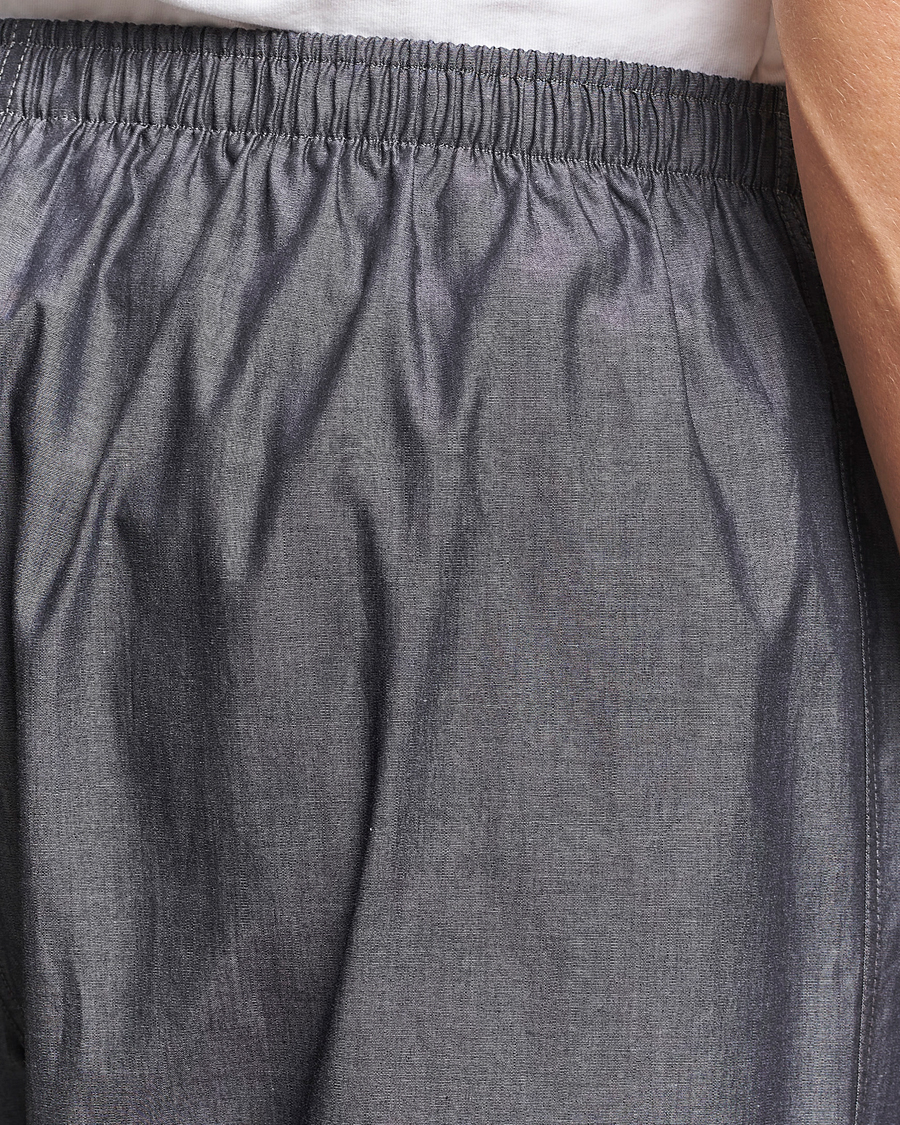 Homme | Peignoirs Et Pyjamas | Zimmerli of Switzerland | Mercerised Cotton Pyjamas Dark Grey