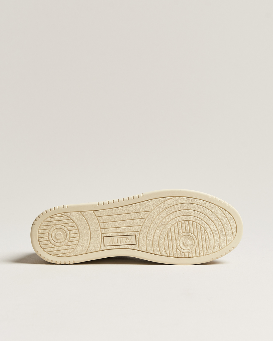 Homme | Autry Medalist Low Goat/Suede Sneaker White/Grey | Autry | Medalist Low Goat/Suede Sneaker White/Grey