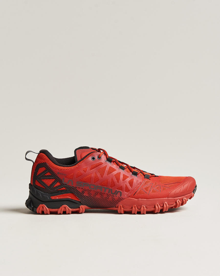 Homme | La Sportiva Bushido II GTX Trail Running Sneakers Sunset/Black | La Sportiva | Bushido II GTX Trail Running Sneakers Sunset/Black
