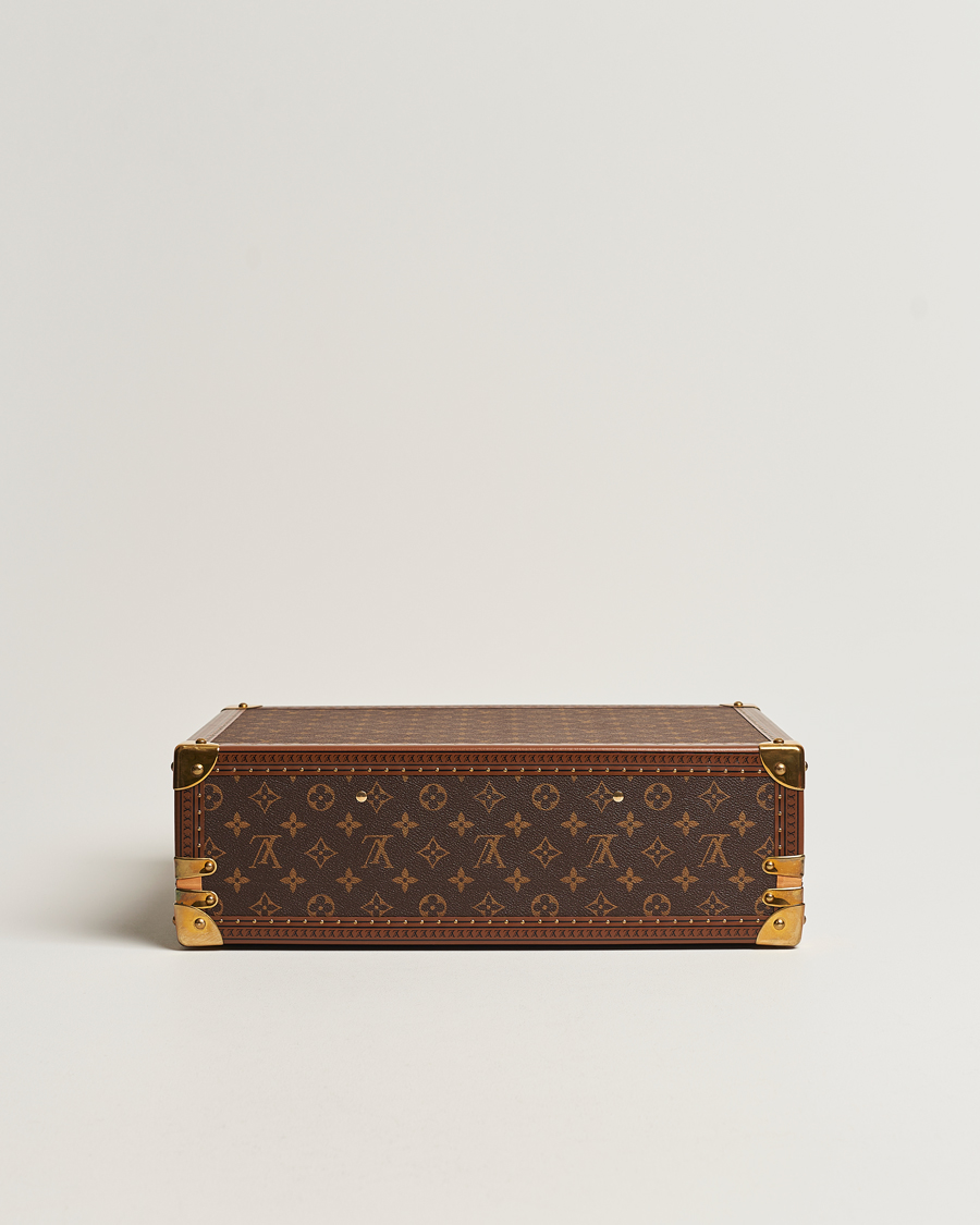 Homme | Louis Vuitton Pre-Owned Cotteville 45 Suitcase Monogram | Louis Vuitton Pre-Owned | Cotteville 45 Suitcase Monogram