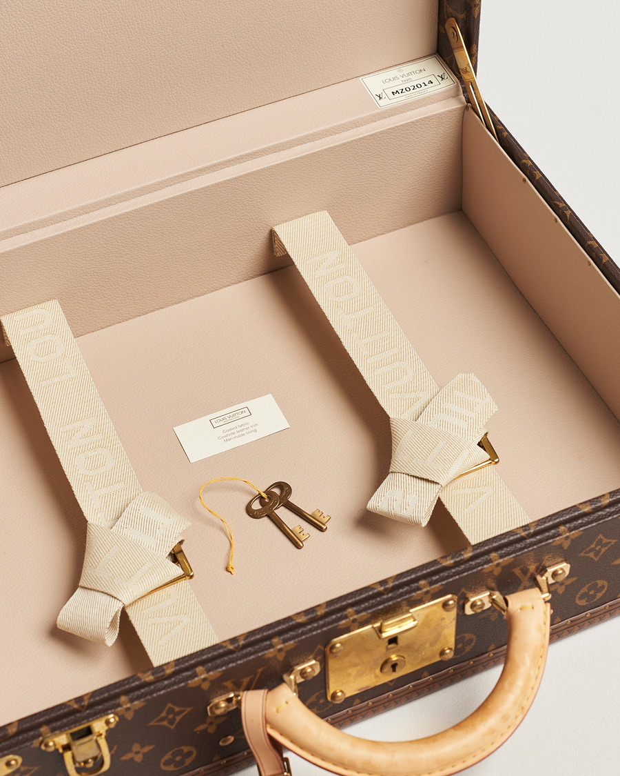 Homme | Louis Vuitton Pre-Owned Cotteville 45 Suitcase Monogram | Louis Vuitton Pre-Owned | Cotteville 45 Suitcase Monogram