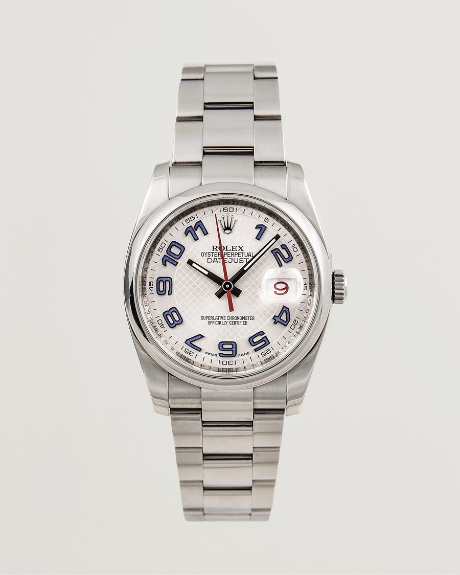 Homme | Rolex Pre-Owned Datejust 116200 Oyster Perpetual Steel Silver | Rolex Pre-Owned | Datejust 116200 Oyster Perpetual Steel Silver