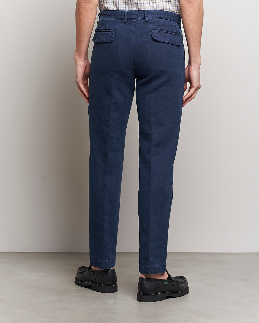 Homme | Pantalons | Massimo Alba | Ionio Cotton Trousers Navy