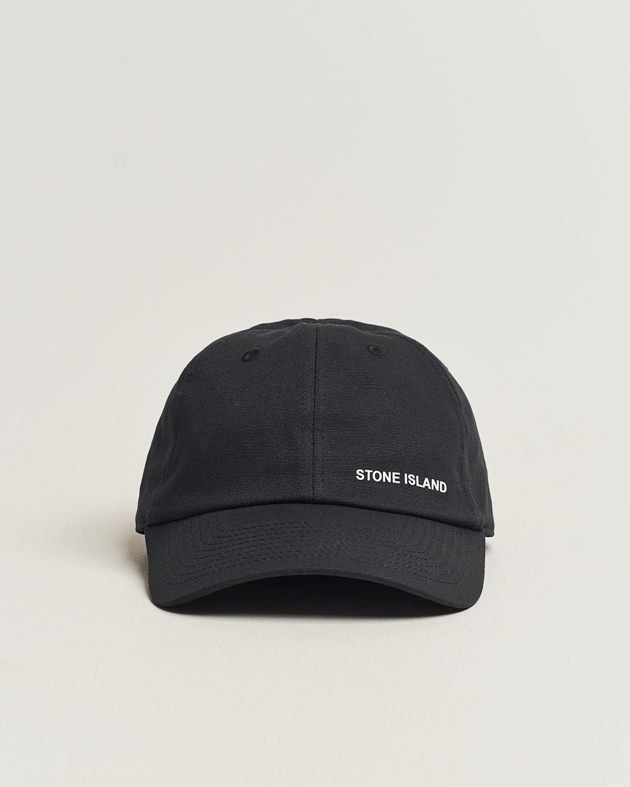 Homme | Stone Island Small Logo Cap Black | Stone Island | Small Logo Cap Black