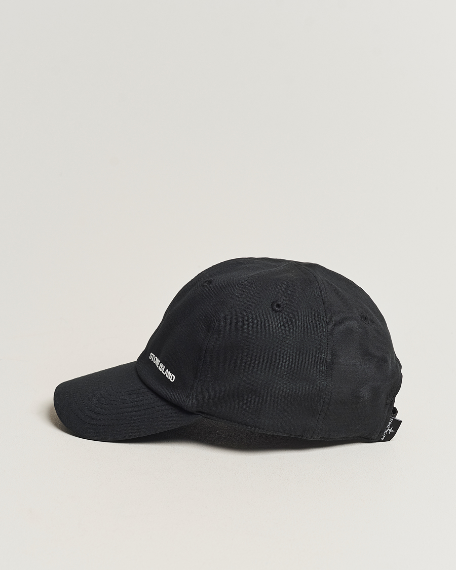 Homme | Stone Island Small Logo Cap Black | Stone Island | Small Logo Cap Black