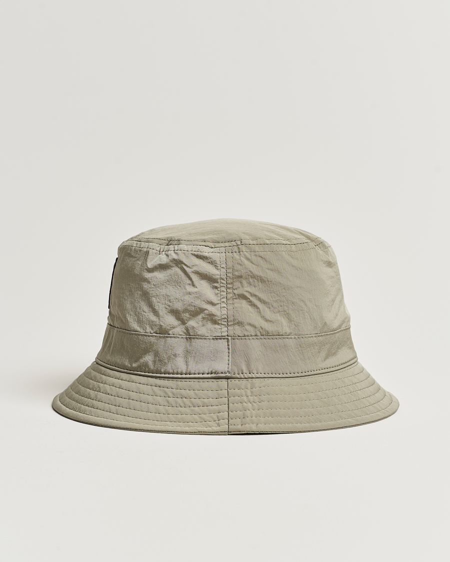 Homme | Stone Island Logo Bucket Hat Natural Beige | Stone Island | Logo Bucket Hat Natural Beige