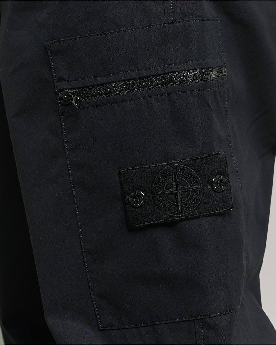 Homme | Pantalons | Stone Island | Ghost Ventile Cotton Cargo Pants Black