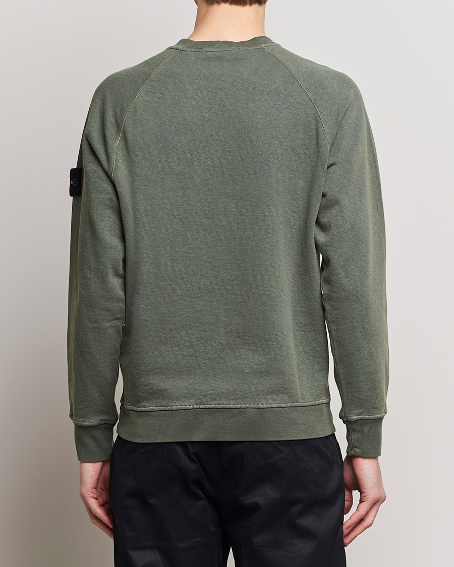 Homme | Pulls Et Tricots | Stone Island | Garment Dyed Cotton Old Effect Sweatshirt Musk