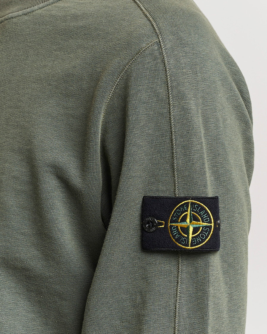 Homme | Pulls Et Tricots | Stone Island | Garment Dyed Cotton Old Effect Sweatshirt Musk
