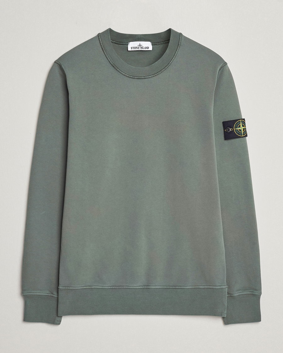 Homme | Pulls Et Tricots | Stone Island | Garment Dyed Cotton Sweatshirt Musk
