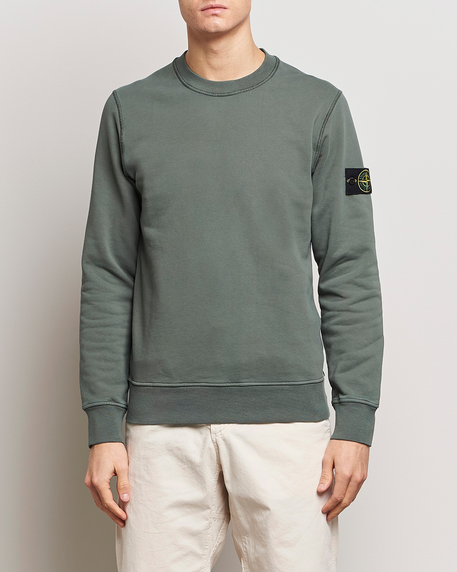 Homme | Pulls Et Tricots | Stone Island | Garment Dyed Cotton Sweatshirt Musk