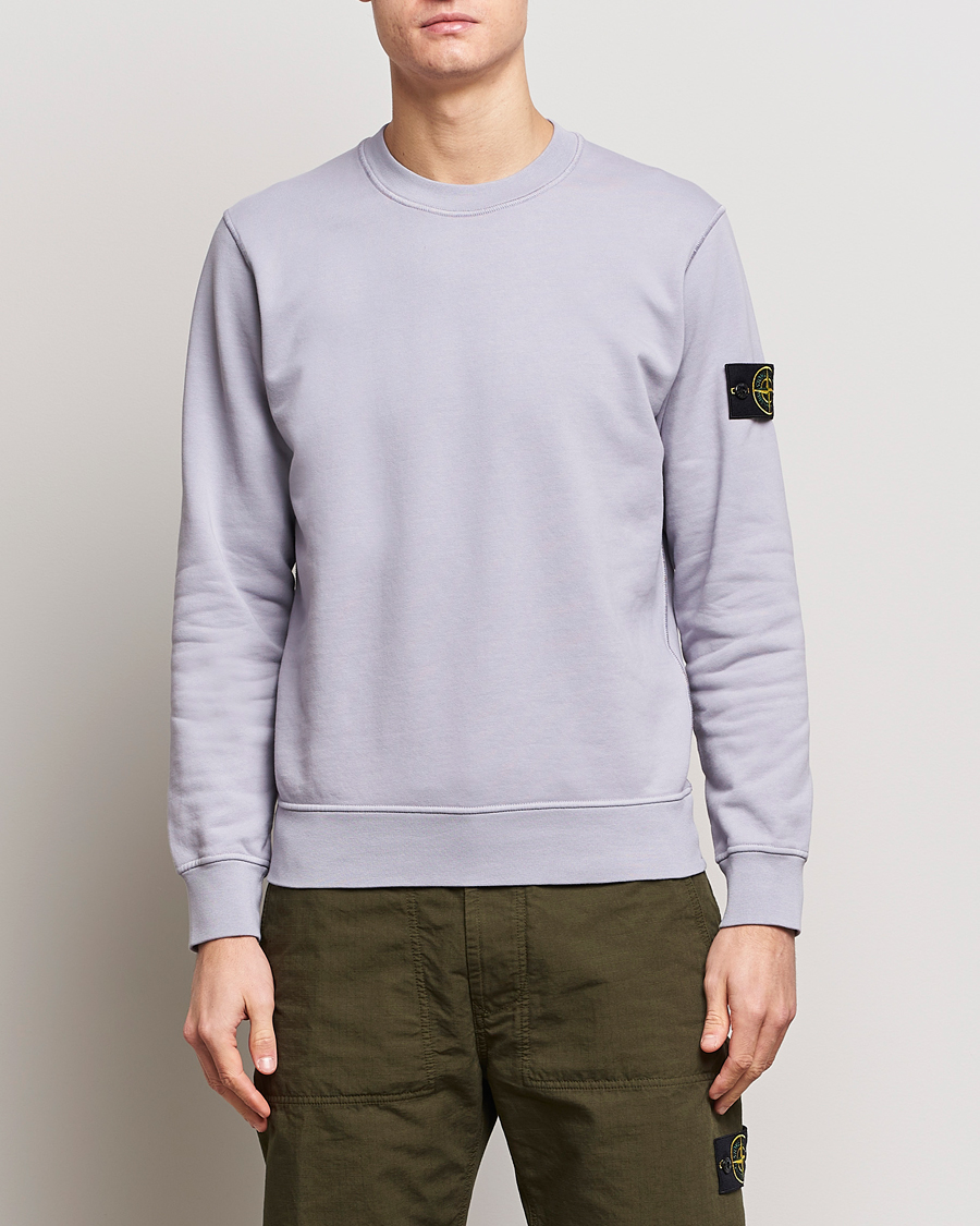 Homme | Pulls Et Tricots | Stone Island | Garment Dyed Cotton Sweatshirt Dust