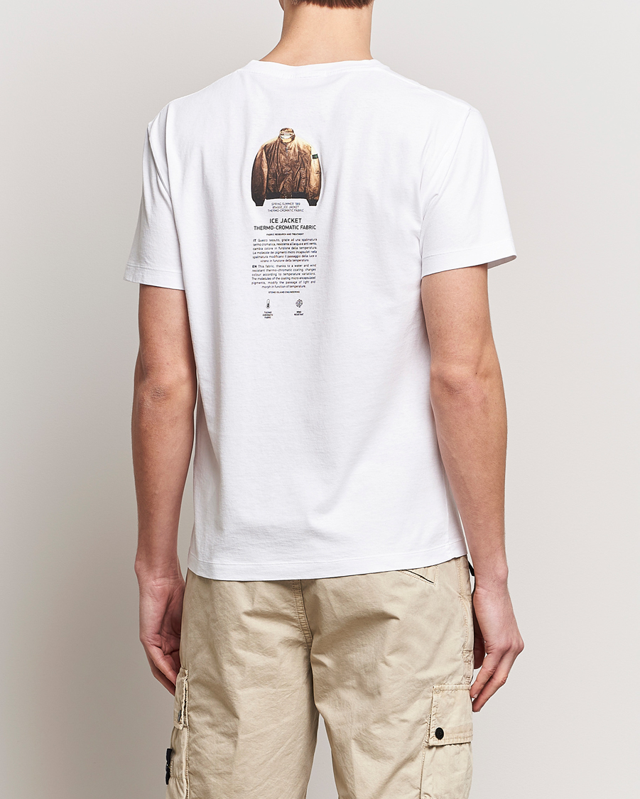 Homme | T-shirts | Stone Island | Archivio Print T-Shirt White