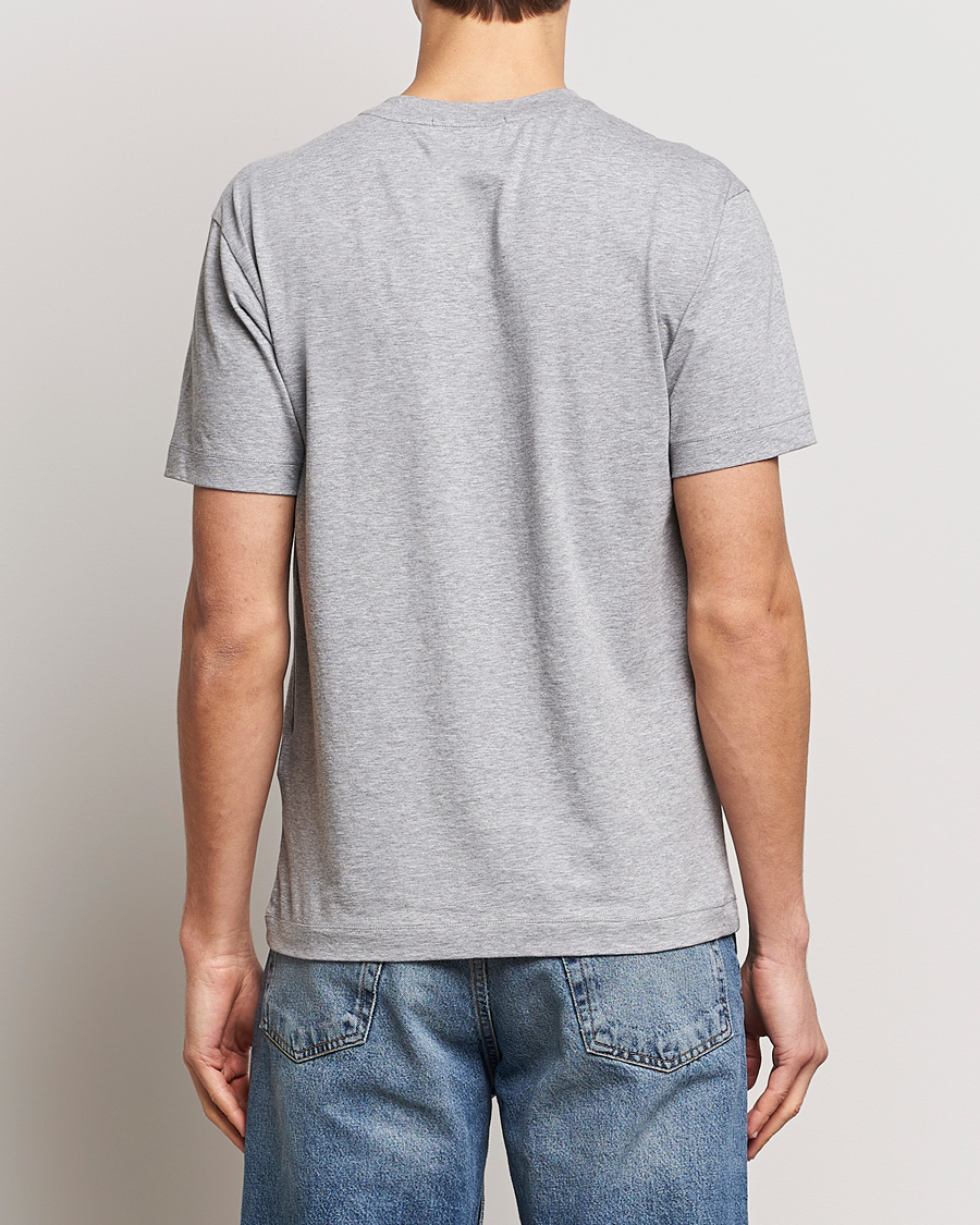 Homme | T-shirts | Stone Island | Garment Dyed Cotton Jersey T-Shirt Melange Grey