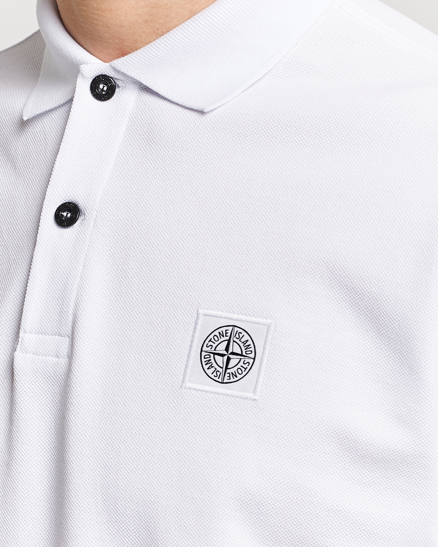 Homme | Polos | Stone Island | Organic Cotton Polo White