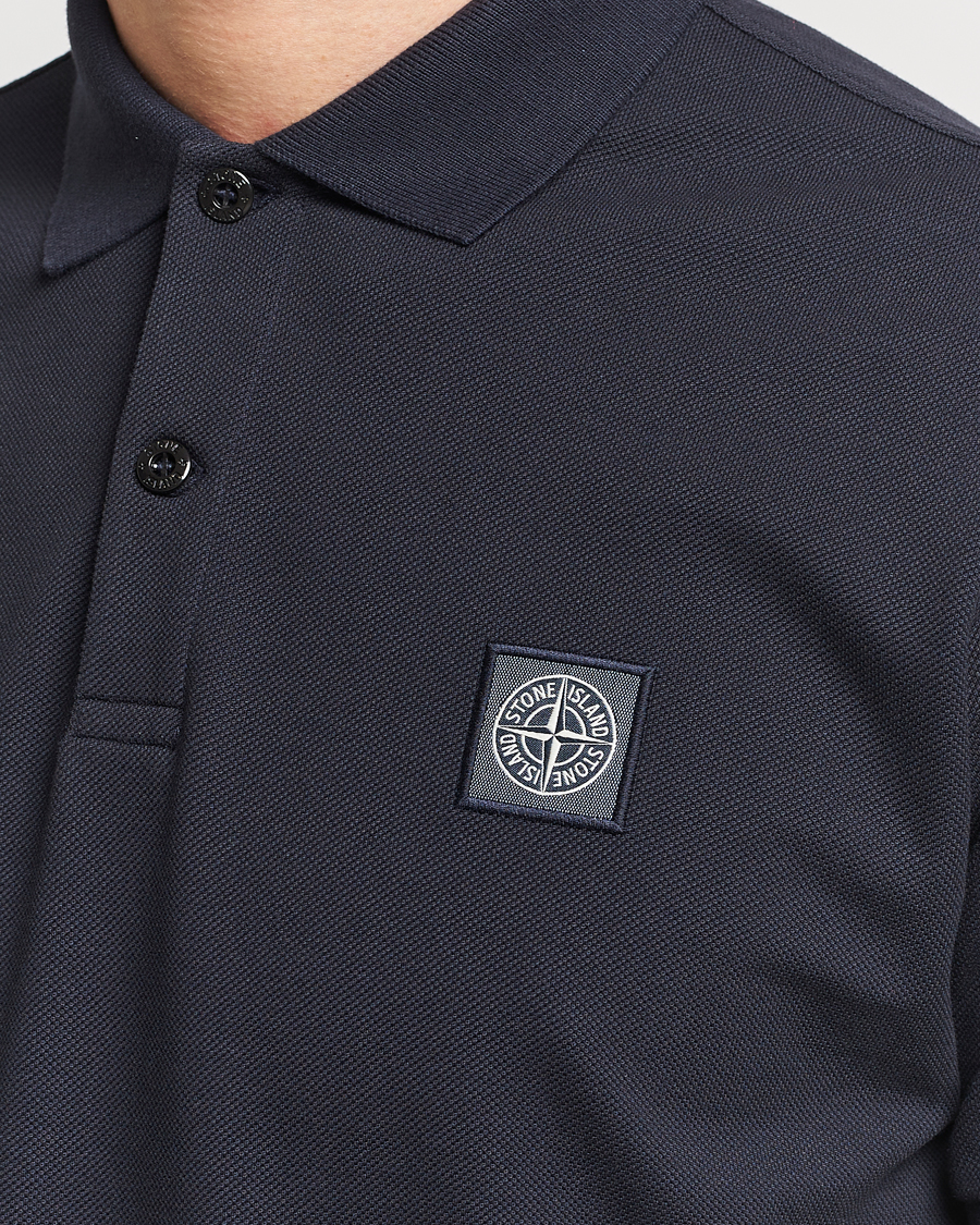 Homme | Polos | Stone Island | Organic Cotton Polo Navy Blue