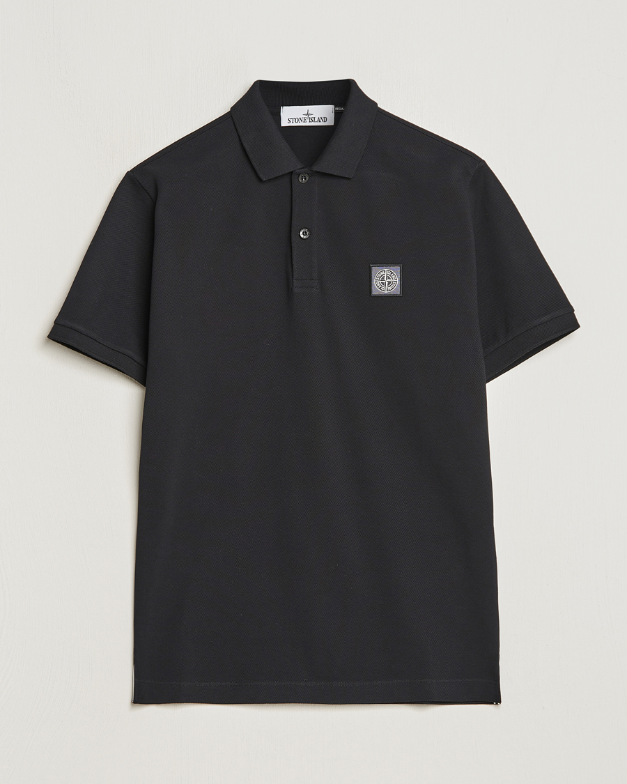 Homme | Polos | Stone Island | Organic Cotton Polo Black