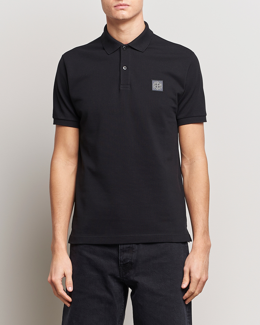 Homme | Polos | Stone Island | Organic Cotton Polo Black